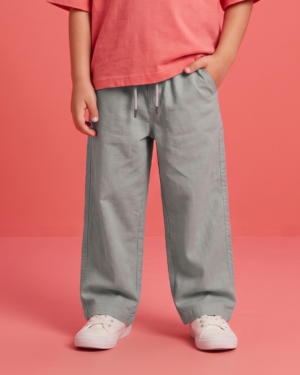 Grey Linen Pants for Boys